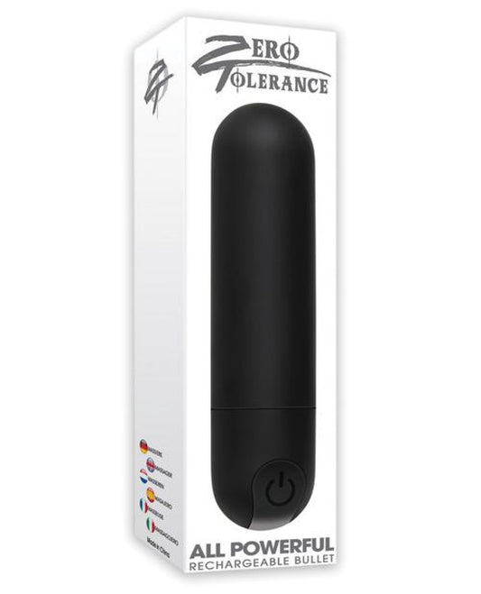 Zero Tolerance All Powerful Rechargeable Bullet Zero Tolerance 1657