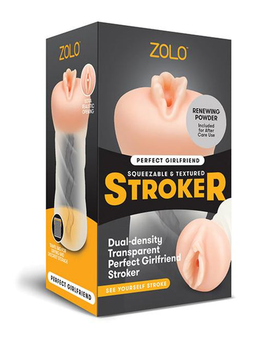 Zolo Perfect Girlfriend Dual Density Transparent Stroker Zolo™ 1657