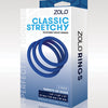 Zolo Stretchy Silicone Cock Rings - Blue Zolo™