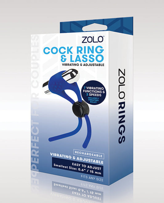 Zolo Cock Ring & Lasso - Blue Zolo™ 1657
