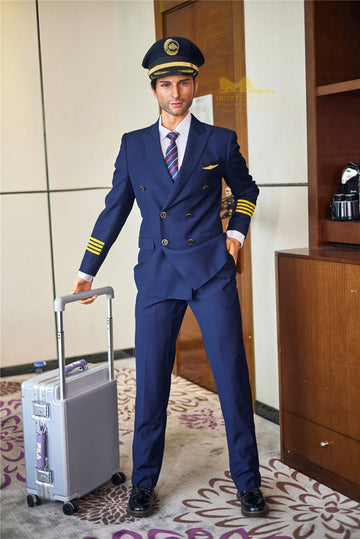 George Pilot Silicone Male Sex Doll - IronTech Doll® Irontech Doll®