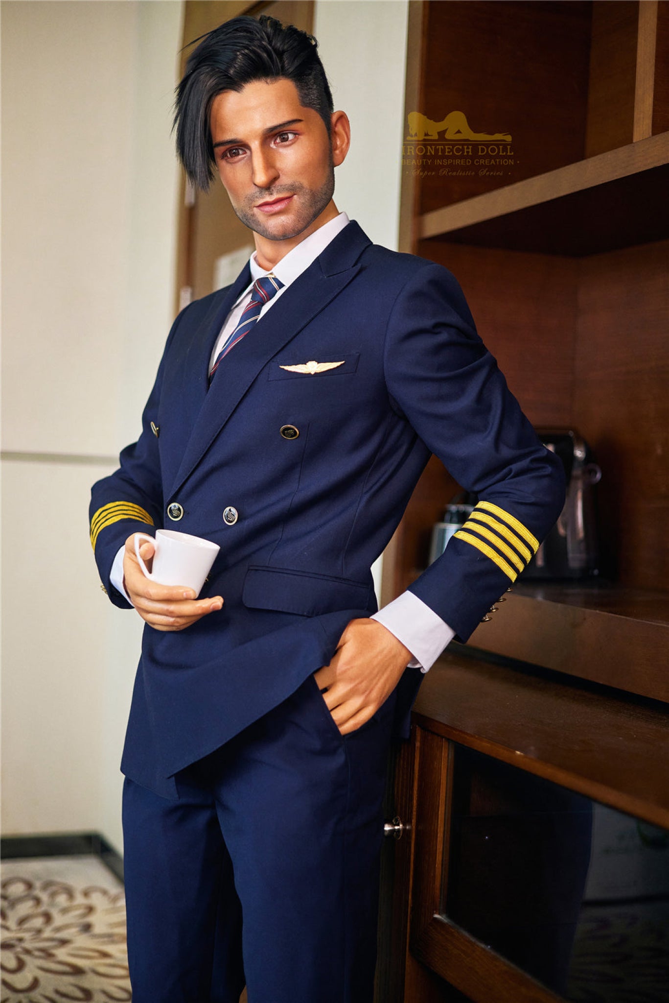 George Pilot Silicone Male Sex Doll - IronTech Doll® Irontech Doll®