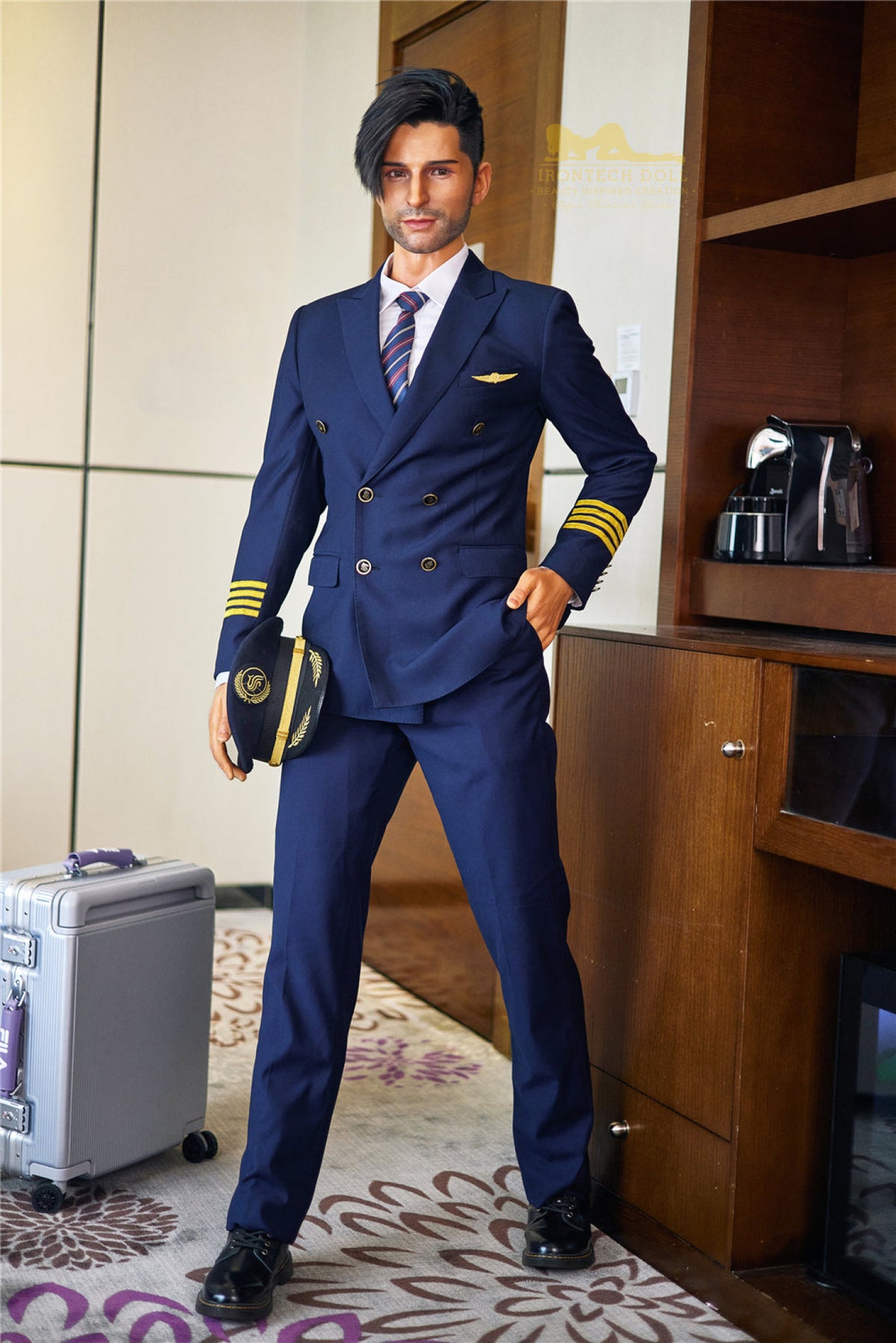 George Pilot Silicone Male Sex Doll - IronTech Doll® Irontech Doll®