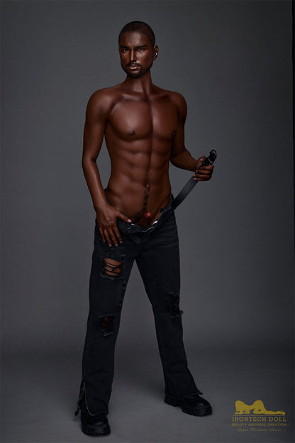 Kevin Ebony Silicone Male Sex Doll - IronTech Doll® Irontech Doll®