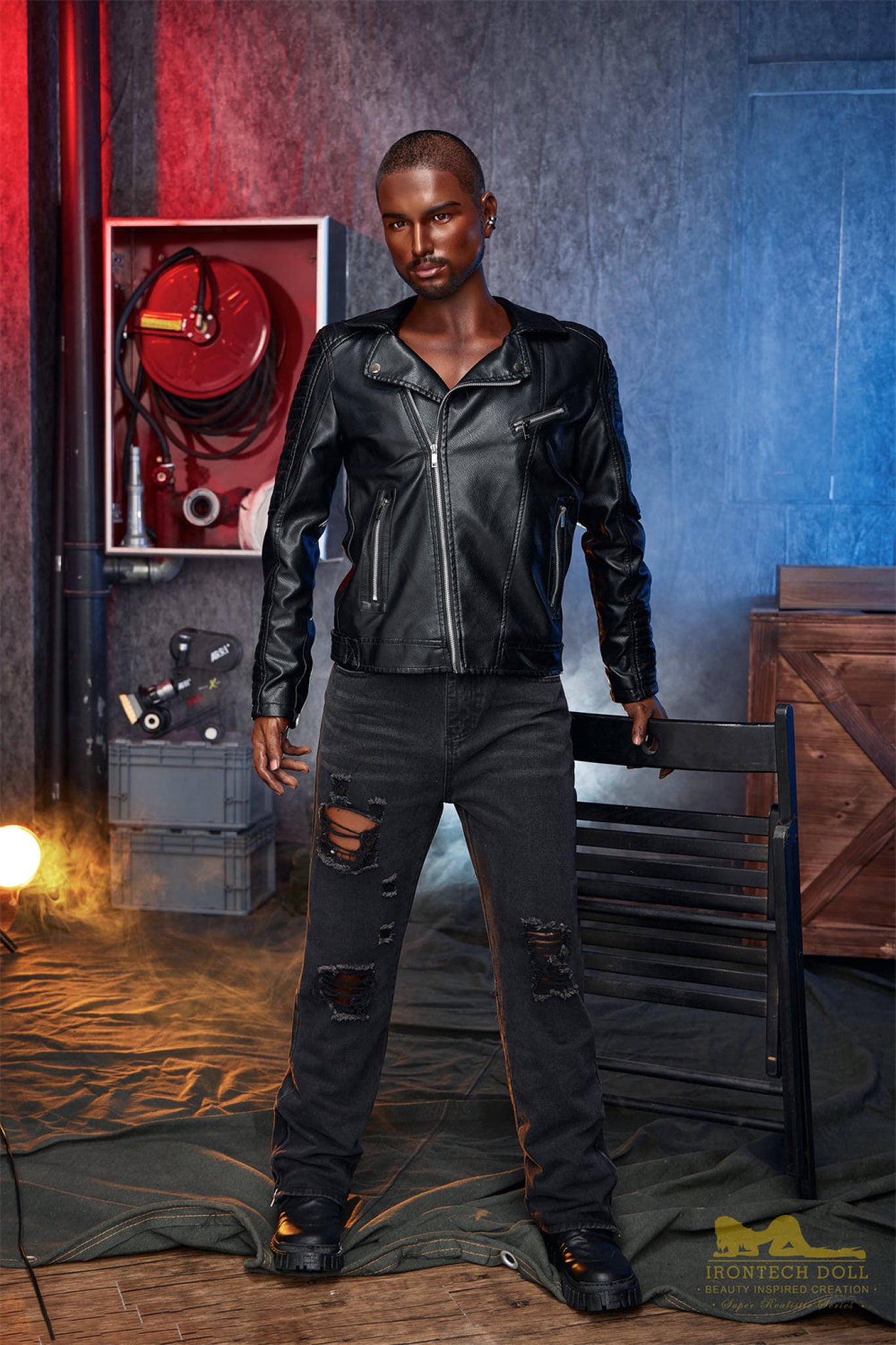 Kevin Ebony Silicone Male Sex Doll - IronTech Doll® Irontech Doll®