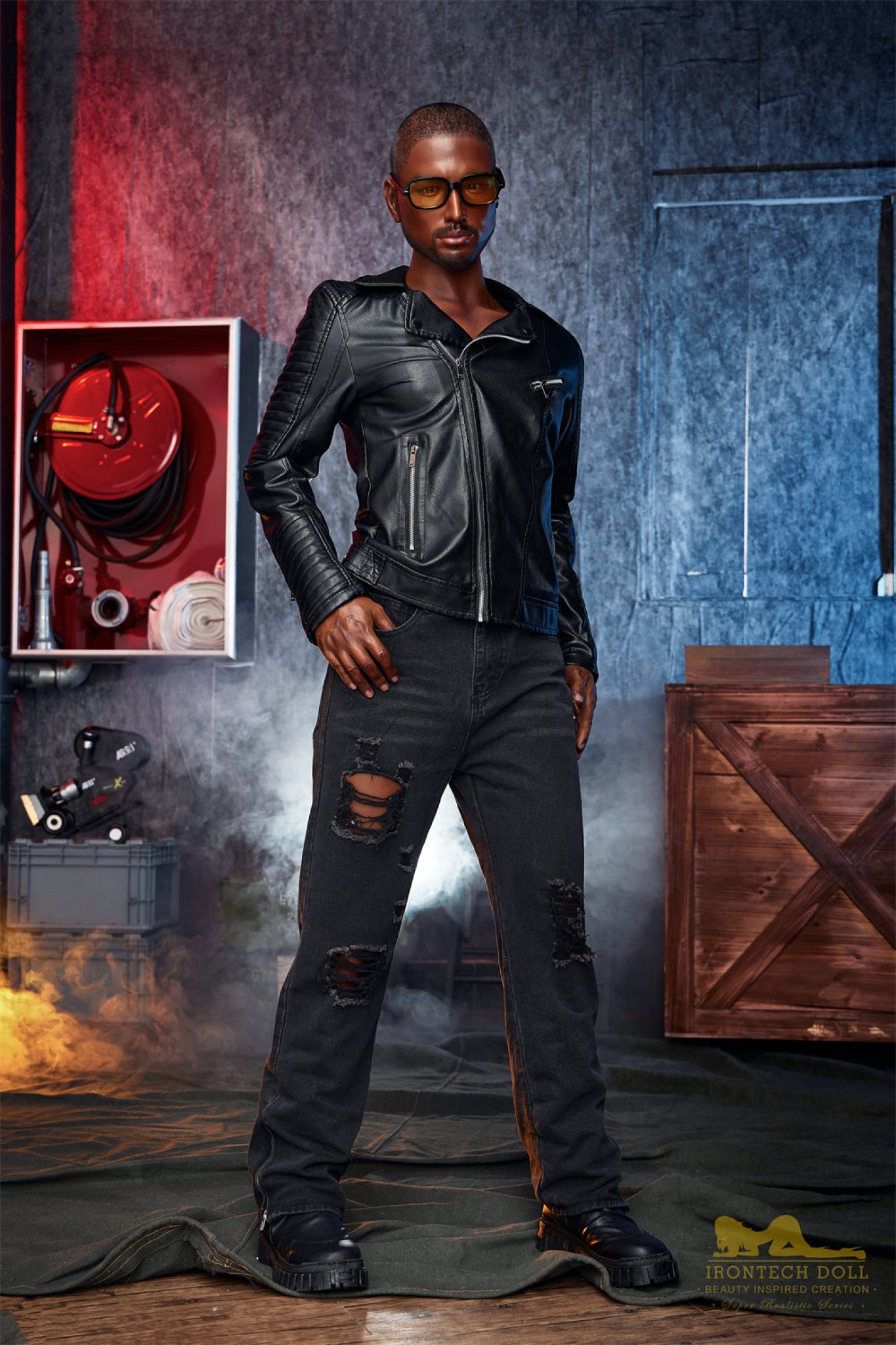 Kevin Ebony Silicone Male Sex Doll - IronTech Doll® Irontech Doll®