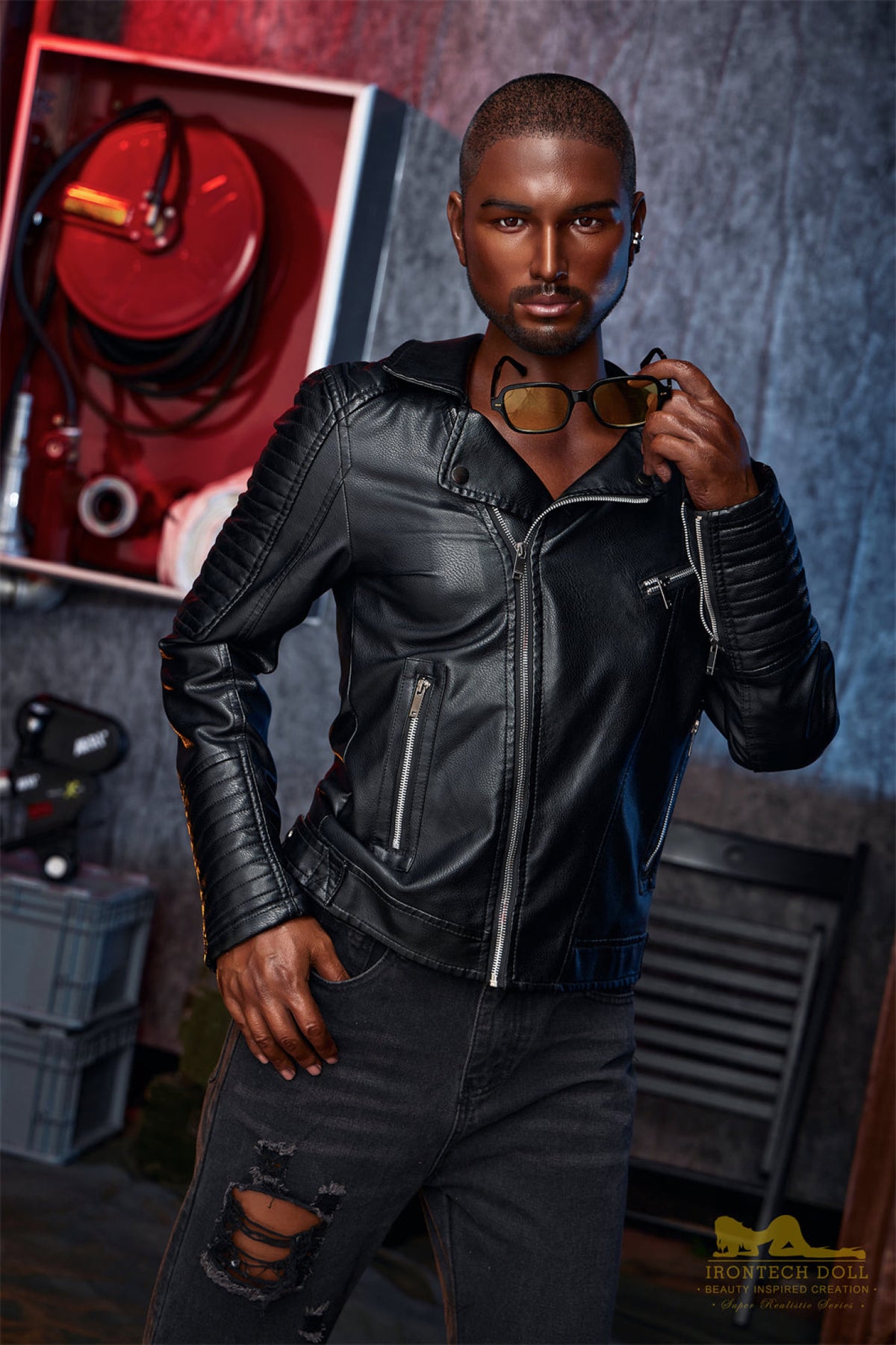 Kevin Ebony Silicone Male Sex Doll - IronTech Doll® Irontech Doll®