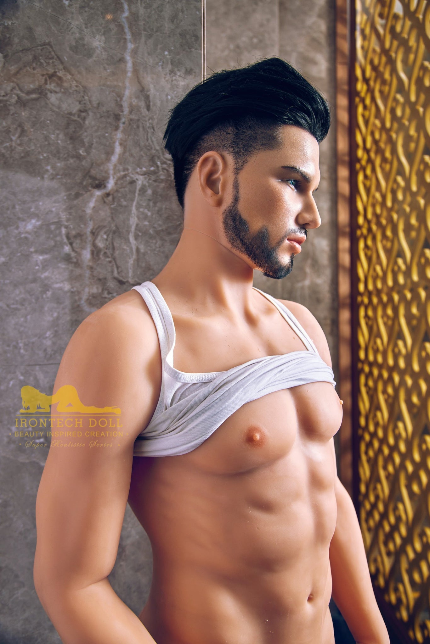 Kelvin Biker Hybrid Male Sex Doll - Iron Tech Doll Irontech Doll®