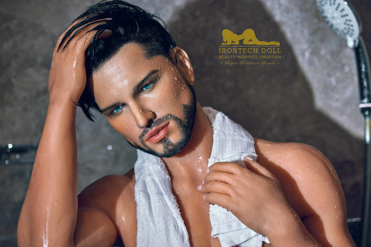 Kelvin Biker Hybrid Male Sex Doll - Iron Tech Doll Irontech Doll®