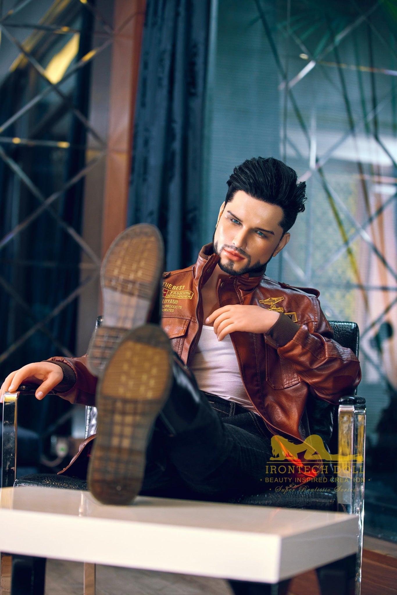 Kelvin Biker Hybrid Male Sex Doll - Iron Tech Doll Irontech Doll®