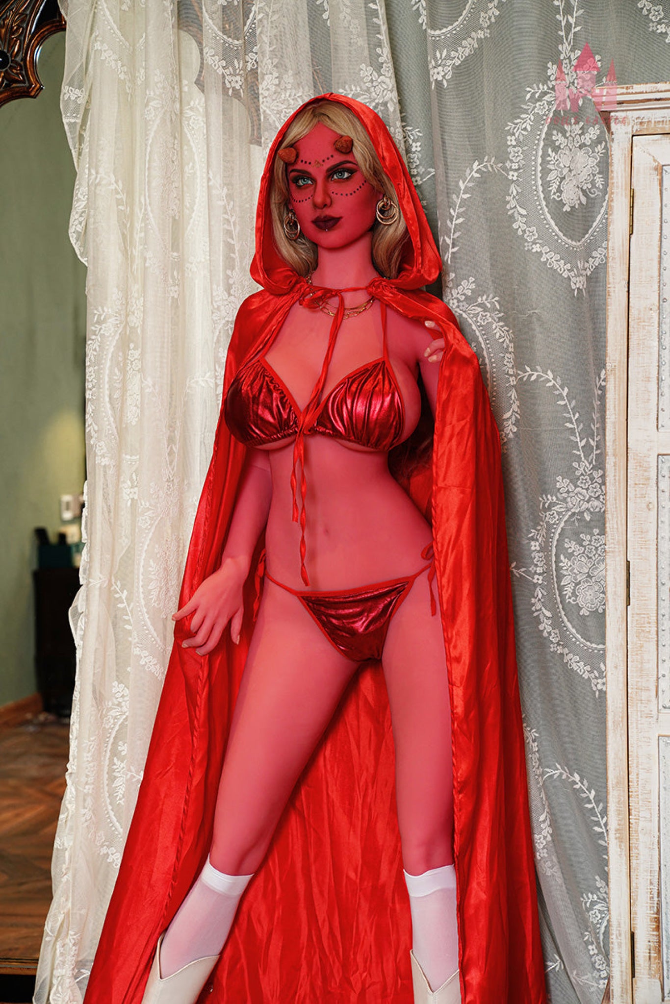 Red Skin Queen Alien Cheap Female Sex Doll - Doll's Castle Doll's Castle