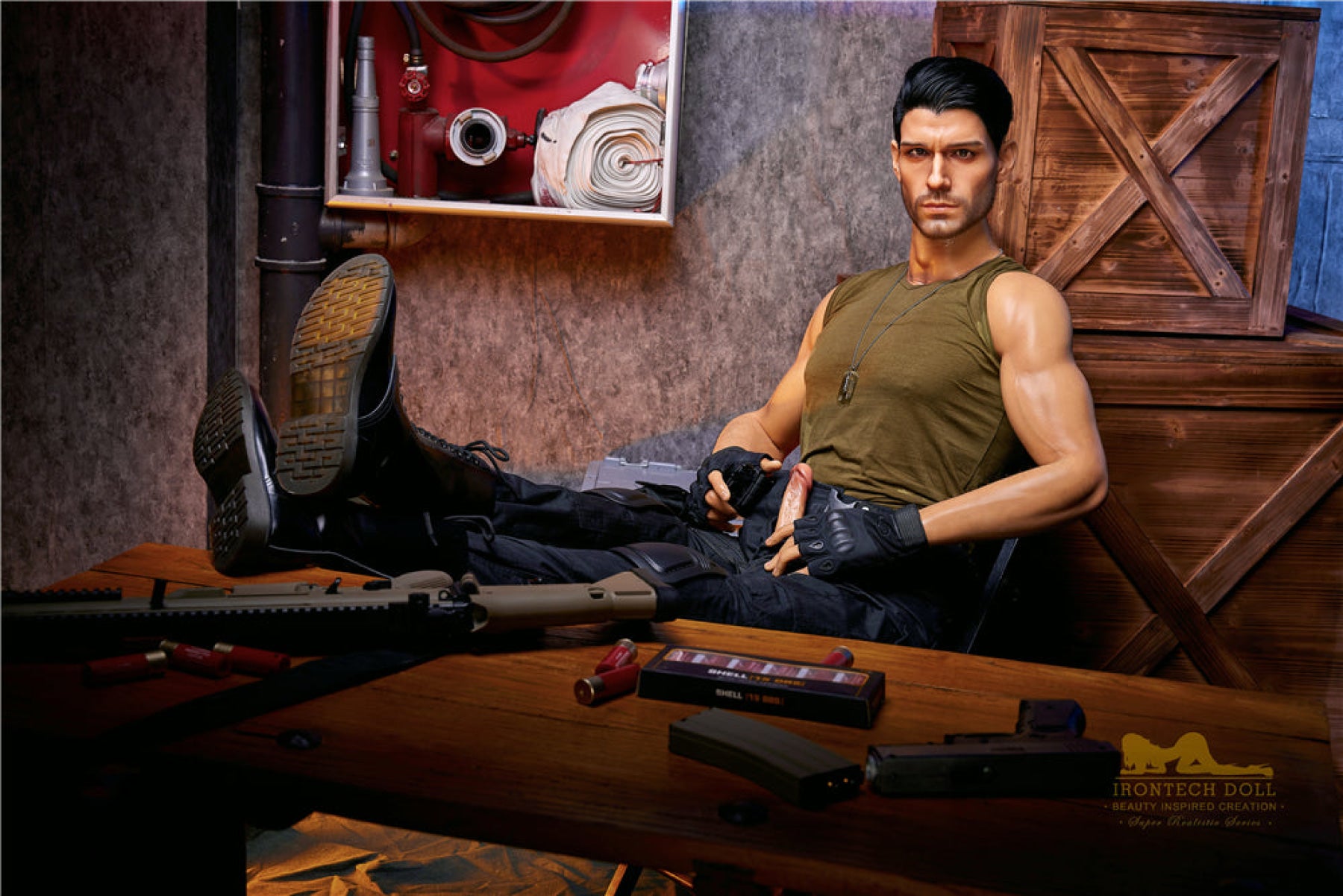 Thomas Soldier Silicone Male Sex Doll - IronTech Doll® Irontech Doll®