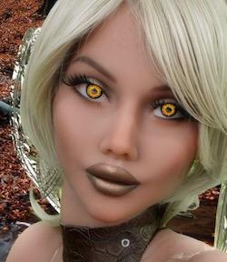 Yellow Replacement Eyes For Sex Dolls WM Dolls